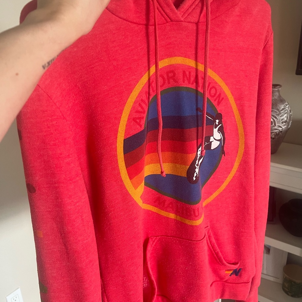 Aviator Nation Red Hoodie